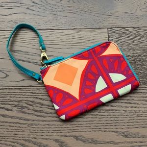 FOSSIL Colourful Geometric Pattern Wristlet